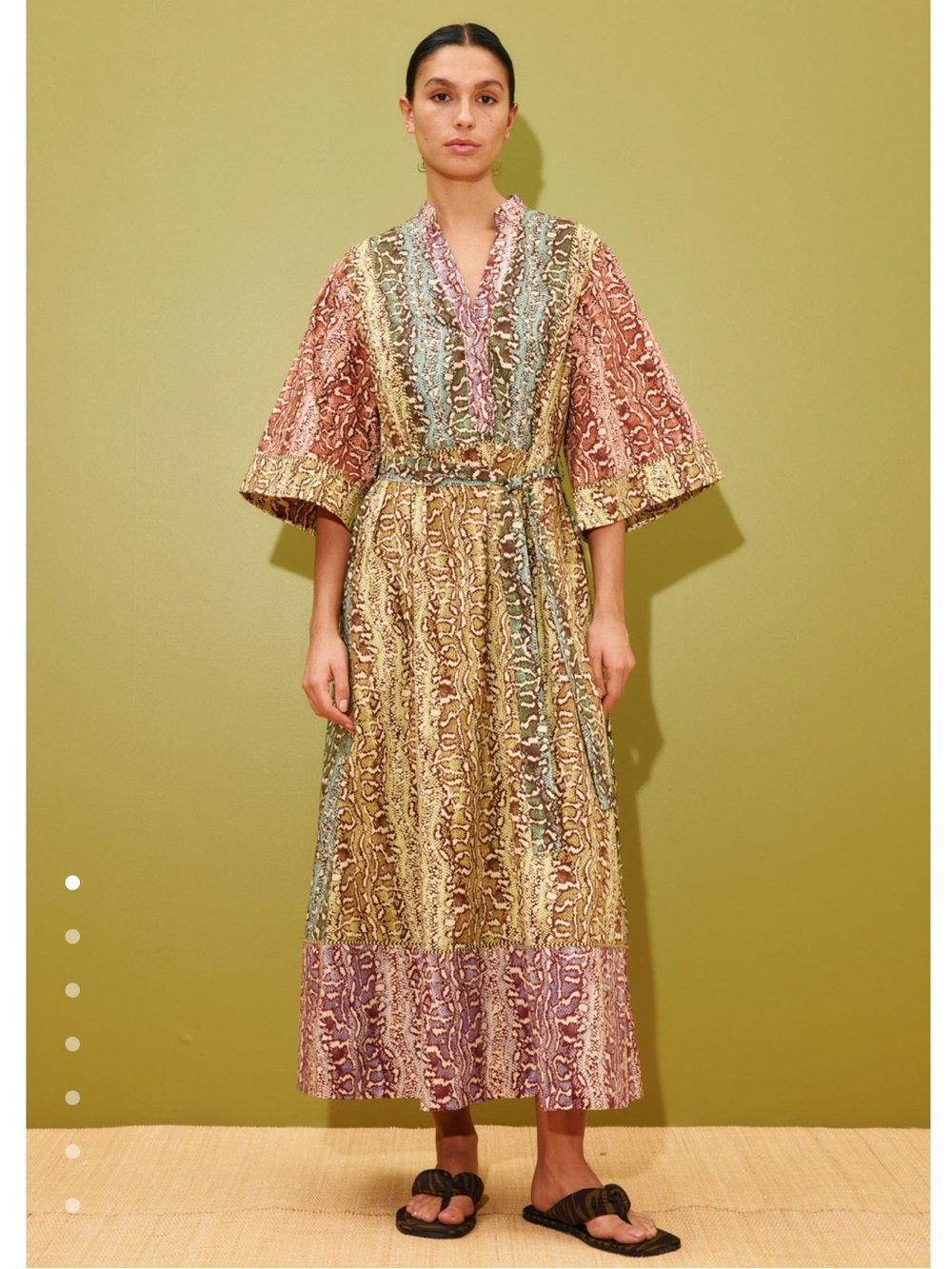Alemais varna midi dress